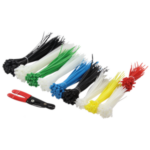 Cable Tie Set, 600pcs., 5 lengths, 1 x cable cutter - Image 2