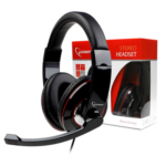 Gembird | MHS-001-GW | Stereo headset | Built-in microphone | 3.5 mm | Glossy black - Image 2