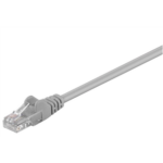 Goobay | CAT 5e plāksteris, U/UTP | Pelēks RJ45 tēviņš (8P8C) | RJ45 tēviņš (8P8C)