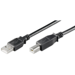 Goobay | USB 2.0 ātrdarbīgs kabelis | USB-A uz USB-B USB 2.0 tēviņš (A tips) | USB 2.0 tēviņš (B tips)