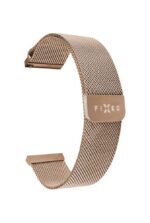 Fixed | Mesh Strap with Quick Release, 18mm, Stainless Steel Mesh Strap for Smartwatch | Gold - Image 3