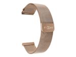 Fixed | Mesh Strap with Quick Release, 18mm, Stainless Steel Mesh Strap for Smartwatch | Gold - Image 5