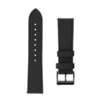 Fixed | Leather Strap with Quick Release 20mm for Smartwatch | Black - Image 2