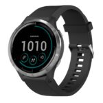 Fixed | Silicone Strap for Garmin QuickFit 20mm | Black - Image 4
