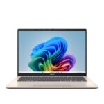 Asus Vivobook 14 X1407QA-LY045W | Platinum Gold | 14 | IPS | WUXGA | 1920 x 1200 pikseļi | Pretatspīduma pārklājums | Snapdragon X | X1 26 100 | 16 GB | LPDDR5X | SSD diska ietilpība 512 GB | Qualcomm Adreno GPU | Windows 11 Home | 802.11ax | Bluetooth versija 5.3 | Tastatūras valoda: angļu | Tastatūras apgaismojums | Garantija 24 mēneši