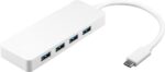 Goobay | 4 USB-C daudzportu adapteris | 66274 | USB C tipa | USB 3.0 ligzda (A tips) - Image 3