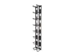 APC Vertical Cable Organizer, 8 Cable Rings, Zero U | Schneider Electric