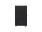 Lanberg | Rack cabinet 19 free-standing 22U/800x1000 (flat pack) with glass door | FF01-8022-12BL | Black - Image 5