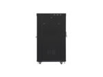 Lanberg | Rack cabinet 19 free-standing 22U/800x1000 (flat pack) with glass door | FF01-8022-12BL | Black - Image 6