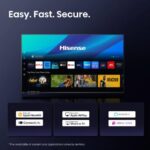 Hisense UHD Smart TV | 50A6Q | 50 | Smart TV | VIDAA OS | UHD | Black - Image 3