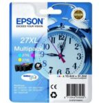 Epson kārtridžu vairāku iepakojumu komplekts | T2715 | Tintes kārtridžs | Ciāna, fuksīna, dzeltena