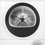 Bosch veļas žāvētājs ar siltumsūkni | WQG2450ISN | Energoefektivitātes klase D | Ielādēšana no priekšpuses | 9 kg | LCD | Dziļums 61,3 cm | Balts