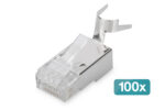 Digitus Modular Plug for Round Cable, CAT 6A, 100 pcs | AK-219604 - Image 3