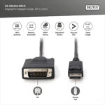 Digitus Adapter Cable, DP - DVI | DisplayPort | 2 m - Image 2
