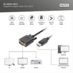 Digitus Adapter Cable, DP - DVI | DisplayPort | 2 m - Image 3