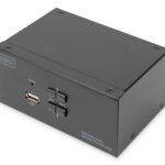 Digitus KVM slēdzis, 2 portu, divi displeji, 4K, DisplayPort | DS-12862