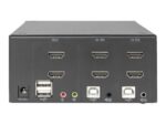 Digitus KVM slēdzis, 2 porti, divi displeji, 4K, HDMI | DS-12860 - Image 8