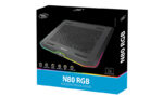 Deepcool | Notebook cooler | N80 | Black | 427x316x25 mm