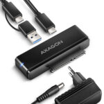 AXAGON USB-C 10Gbps FAST PORT X adapter for 2.5/3.5 SSD/HDD | ADSA-FPX