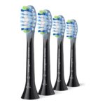 Philips HX9044/88 Sonicare Premium Plaque Defence nomaiņas birstes galviņas, 4 gab., melnas | Philips