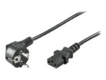 Goobay | Cold-device connection cord, angled | Black - Image 3