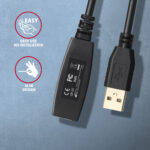 AXAGON Active extension cable, 7.5 m | ADR-207 | USB Type-A to USB Type-A - Image 2