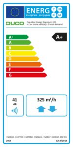 DUCO | DucoBox Energy Premium 325 - 1ZH - Kreisā puse 1 - Image 3