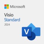 Microsoft Visio Standard 2024 tiešsaistes produkta atslēgas licence 1 licence lejupielādējama NR | EP2-07167 | Visas valodas | ESD