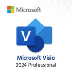 Microsoft Visio Professional 2024 tiešsaistes produkta atslēgas licence 1 licence lejupielādējama NR | EP2-07111 | Visas valodas | ESD