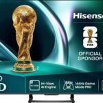 Hisense Mini LED televizors | 65U7Q | 65 | Viedtelevizors | VIDAA Smart OS | UHD | Melns