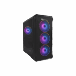 GENESIS IRID 503 ARGB datora korpuss, mikro tornis, 2xUSB 2.0, 2x ligzda, 1xUSB 3.0, melns | Genesis | IRID 503 ARGB | Melns | ATX | Barošanas bloks iekļauts Nē
