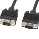 Lanberg VGA kabelis, divkārši ekranēts ferīta kodols | CA-VGAC-10CC-0018-B | VGA uz VGA | 1,8 m
