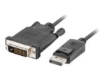 Lanberg kabelis | CA-DPDV-10CU-0018-BK | DisplayPort uz DVI-D | 1,8 m - Image 3