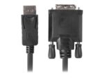 Lanberg kabelis | CA-DPDV-10CU-0018-BK | DisplayPort uz DVI-D | 1,8 m - Image 4