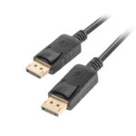 Lanberg DisplayPort Cable 19 Pin V1.2 4K | CA-DPDP-10CC-0005-BK | DisplayPort to DisplayPort