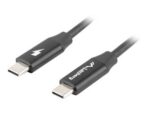 Lanberg USB-C 2.0 Cable, Quick Charge 4.0 | CA-CMCM-40CU-0018-BK | USB Type-C to USB Type-C | 1.8 m - Image 4