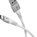 Goobay USB-C to USB-A Supersoft Textile Cable with Metal Plugs | 74531