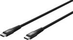 Goobay USB-C Supersoft Textile Cable with Metal Plugs, 1 m - Image 3