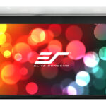 Elite Screens | Saker elektriskā projektora ekrāns premium | SK100XVW-E10 | Diagonāle 100 | 4:3 | Redzamā ekrāna platums (P) 203 cm | Balts