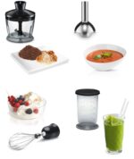 Bosch | Blender | CleverMixx MSM2650B | Hand Blender | 600 W | Number of speeds 12 | Chopper | Mini chopper | Black - Image 2