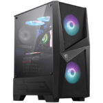 MSI MAG FORGE 100R datora korpuss, vidēja izmēra tornis, USB 3.2, melns | MSI | MSI MAG FORGE 100R | Melns | ATX | Barošanas bloks iekļauts Nē