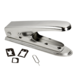 Logilink | 2 in 1 SIM Card Cutter | *For cutting of SIM cards into micro and nano format*Material: Stainless iron*For easy cutting of SIM cards*2x Nano-SIM cards, 1x Micro SIM Card*Adapter and 1x SIM card pin included*Color: Silver/Chrome