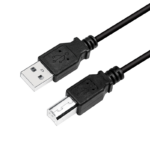 Logilink | USB kabelis USB 2.0 A uz B 2x tēviņš | CU0009B | USB-A uz USB-A USB-B tēviņš | USB-A tēviņš