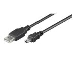Goobay | USB 2.0 ātrdarbīgs kabelis | 50768 | USB-A uz mini-USB USB 2.0 tēviņš (A tips) | USB 2.0 mini tēviņš (B tips, 5 kontaktu) - Image 2