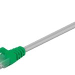 Goobay | CAT 5e krusteniskais plāksteris, U/UTP | 68864 | Pelēks, zaļš RJ45 tēviņš (8P8C) | RJ45 tēviņš (8P8C)