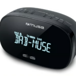 Muse | DAB+/FM divu modinātāju radio pulkstenis | M-150 CDB | Modinātāja funkcija | AUX ieeja | Melns