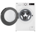 LG Washing Machine | F4WR510SBW | Energy efficiency class A | Front loading | Washing capacity 10 kg | 1400 RPM | Depth 57 cm | Width 60 cm | Display | LED | Steam function | Direct drive | White - Image 2