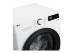 LG Washing Machine | F4WR510SBW | Energy efficiency class A | Front loading | Washing capacity 10 kg | 1400 RPM | Depth 57 cm | Width 60 cm | Display | LED | Steam function | Direct drive | White - Image 3