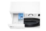 LG Washing Machine | F4WR510SBW | Energy efficiency class A | Front loading | Washing capacity 10 kg | 1400 RPM | Depth 57 cm | Width 60 cm | Display | LED | Steam function | Direct drive | White - Image 7