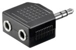 Goobay | Austiņu AUX adapteris; 3,5 mm ligzda 1-uz-2